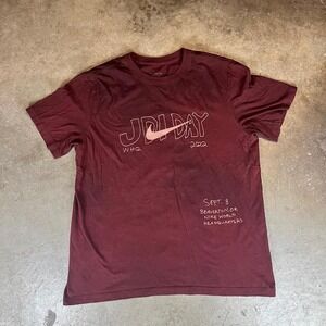 Nike Travis Scott cactus jack burgundy JDI Day tee Size men's large